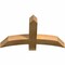 Ekena Millwork Bellingham Rough Sawn Timber Gable Bracket, Western Red Cedar, 36"W x 21"H x 4"D x 4"F, 14/12 Pitch GBW036X21X0404BEL00RWR - alternate 3